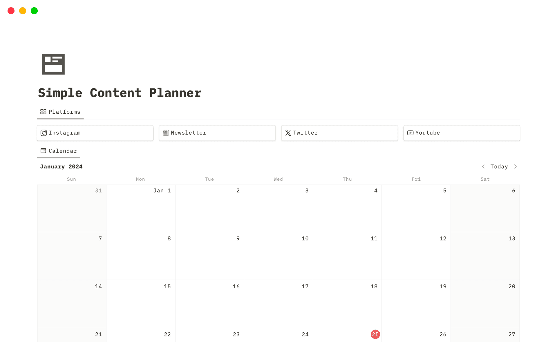 Image for collection-of-content-calendar-templates