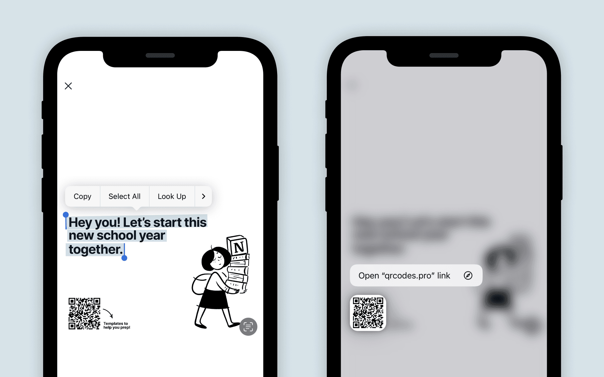 iOS image interact