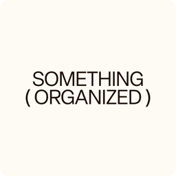 A profile image of Something Organized