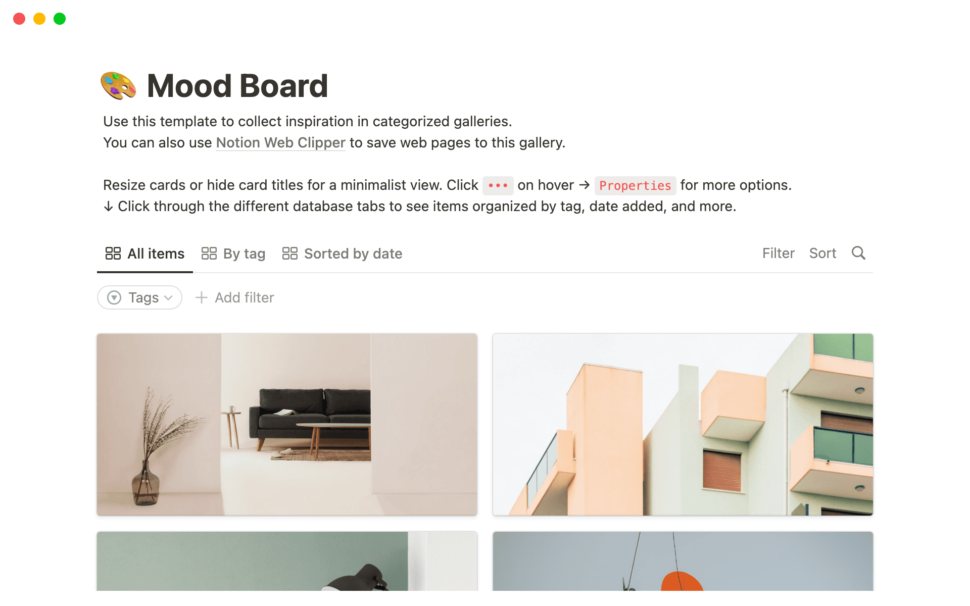 Kokoelman top-8-mood-board-templates-in-notion kuva