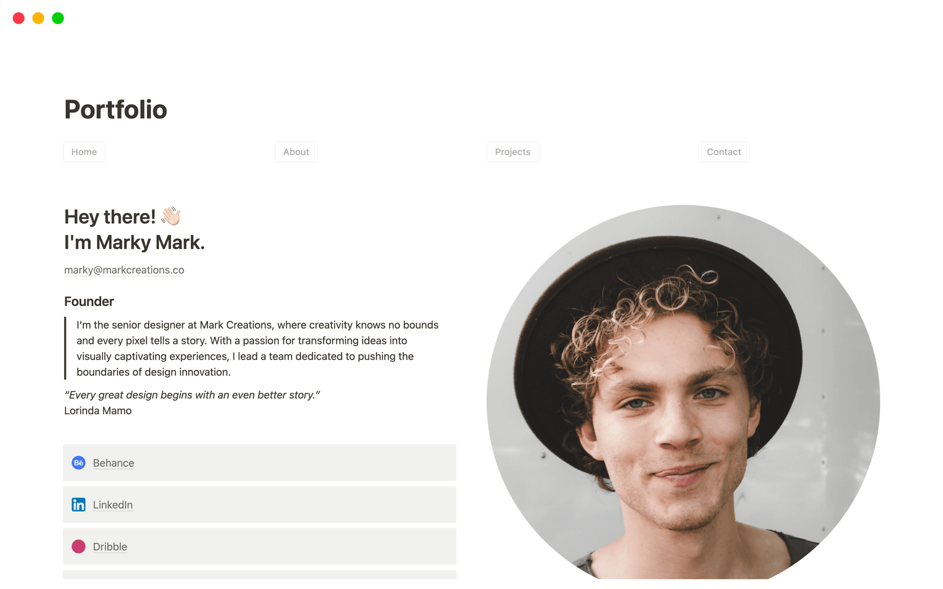Image for top-free-portfolio-templates-in-notion